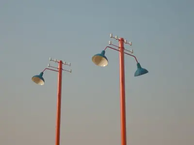 Industrial Era - Street Lights 3D model