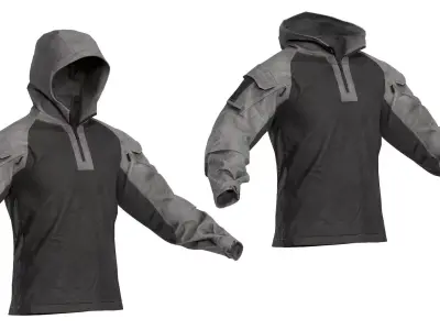 AEM01 TACTICAL JACKET Low-poly 3D model