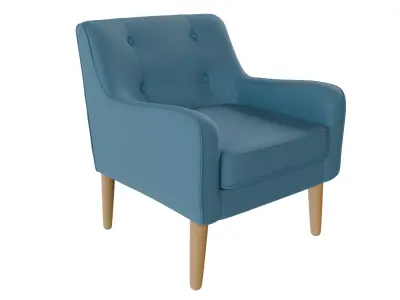 Stylish Skandinavian Chair - Free 3D Model Free 3D model