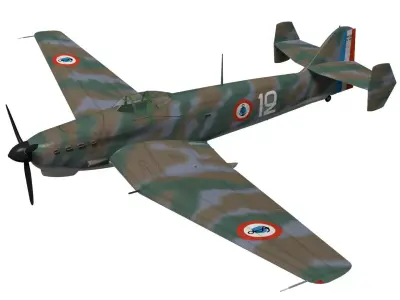 Loire Nieuport LN401 3D model