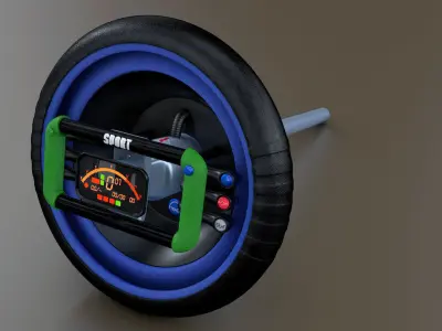 Steering Wheel Racing 3D model