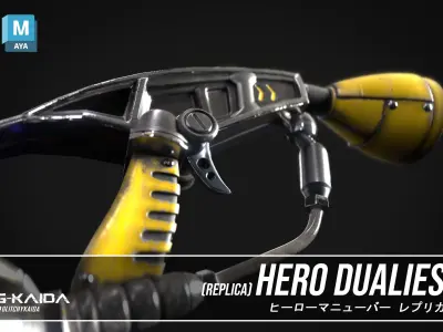 Prop - Weapon - Hero Duelies 3D model