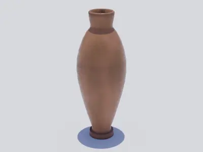 Clay Pots - Low Poly PBR Low-poly 3D model