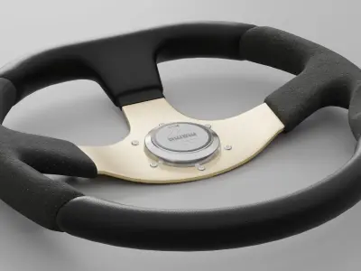 Momo Steering wheel 3D model