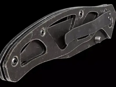 Folding Knife 3D model buy