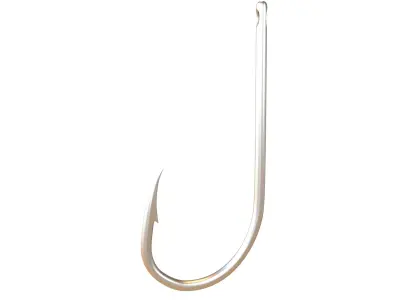 Fishing Hook v1 001 Low-poly 3D model
