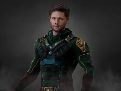 Soldier Boy Low-poly 3D model