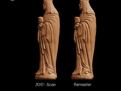 FREE Balthazar Christmas nativity crib Figurine Free 3D print model