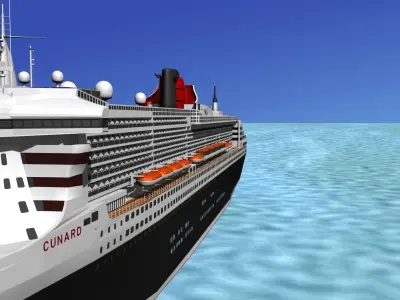 RMS Queen Mary 2 3D model