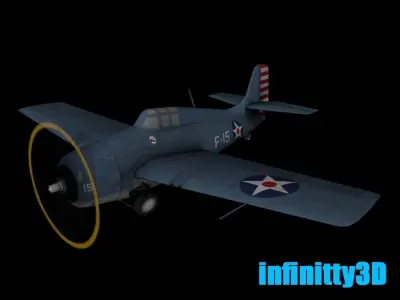 Pack 15  3DModel Aircraft  Low-poly 3D model