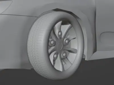 Car 3D audi wagon Free 3D model