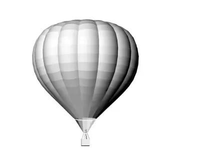 hot air balloon Free 3D model