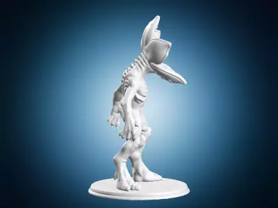 Demogorgon Monster Miniature Statue 3D print model