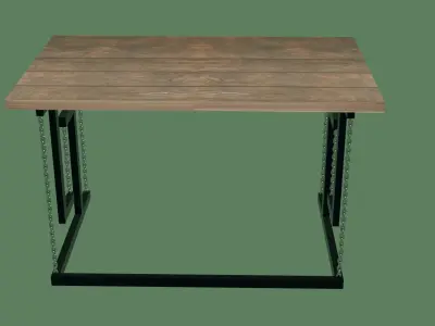  Fancy 3D Table Low-poly 3D model