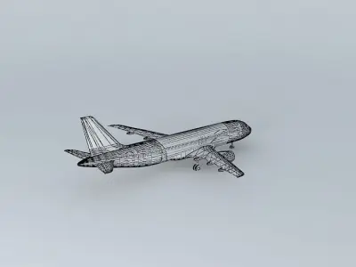 MaoriContinental Airlines Airbus A320 Free 3D model
