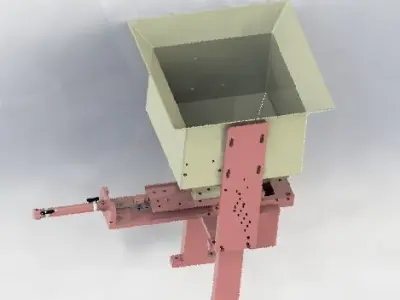 Equal quantity of hopper 3D model