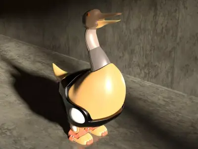 PatoBot companion and help Free 3D model