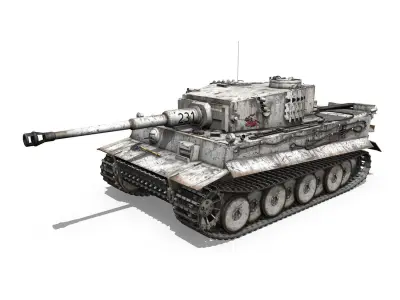 Panzer VI - Tiger - 231 - Early Production 3D model