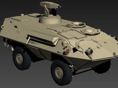 Mowag Armor 3D model