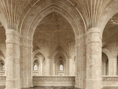 3D Classical Historic Interior 322 3D model