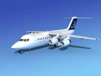 BAe 146-200 Ansett 3D model