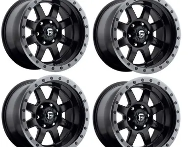 Fuel Assault Wheel Matte Black And Milled F150 Raptor 3D model