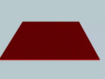 Carpet plastic sheet Free low-poly 3D model