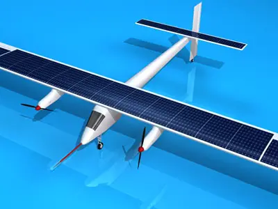 Solar impulse 3D model