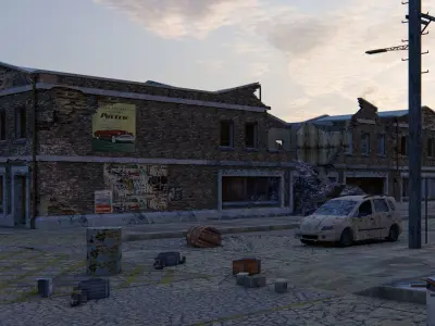 old city-historic city 3D model