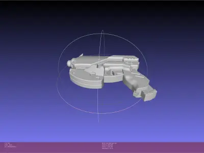 Overwatch DVa Light Gun Pistol 3D model