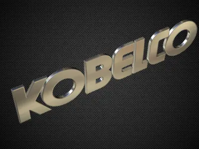 kobelco logo 3D model