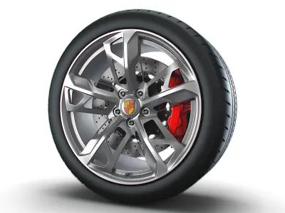 Porcsche Taycan Sport wheel 3D model