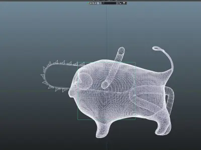 Pochita dog Free 3D model