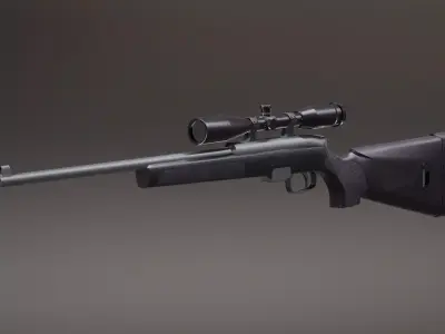 Steyr SSG 69 Rigged PBR Low-poly 3D model