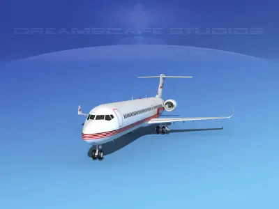 Comac ARJ21-900 Corporate 3  3D model