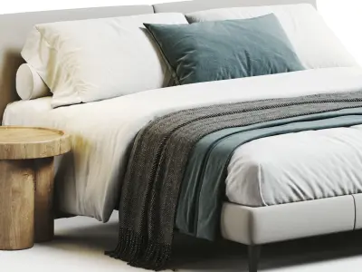 Maxalto Selena Bed 3D model