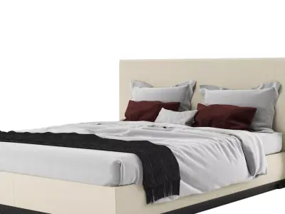 Bed Maxalto Bauci Free 3D model