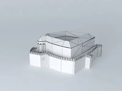 Castle of Siklos Free 3D model