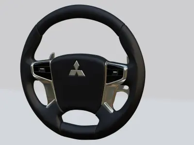 Pajero steering wheel Free 3D model