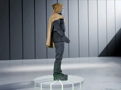 Tommy CHARACTER V1 RIGGED Low-poly 3D model