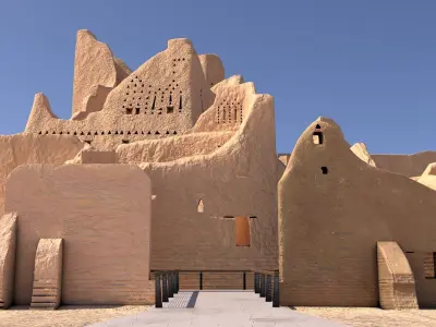 Hi Res models of Diriyah Old Town- Saudi Arabia 3D model