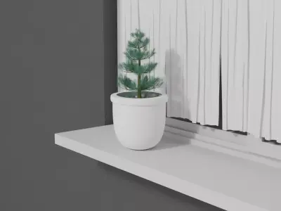 Plant Pot Free 3D model
