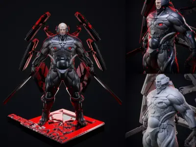 Metal Gear Rising Revengeance Sundowner 3D print model