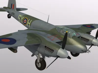 De Havilland DH98 Mosquito F B MkVI 3D model