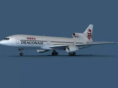 Lockheed L-1011-50 DragonAir 3D model