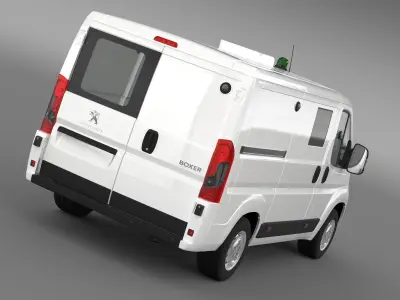 Peugeot Boxer Collection Services 2017 3D model