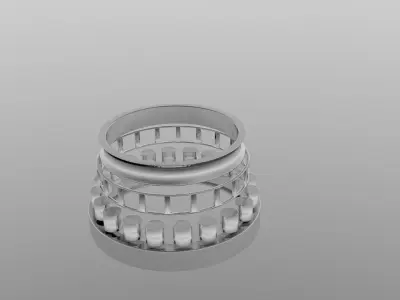 Ball bearing 3D model