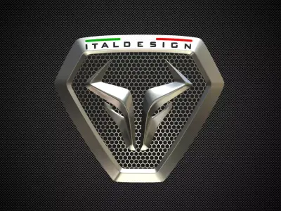 giugiaro italdesign logo 3D model