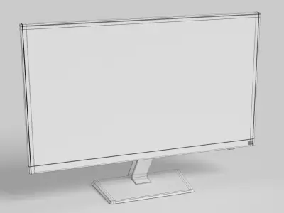 LCD Monitor LG 23 3D model