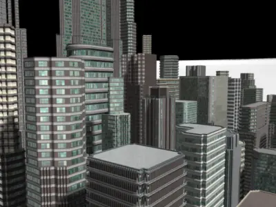 Skyscraper Cityscape2 3D model